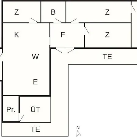 Dom wakacyjny 6 Person In Thyholm-by Traum *